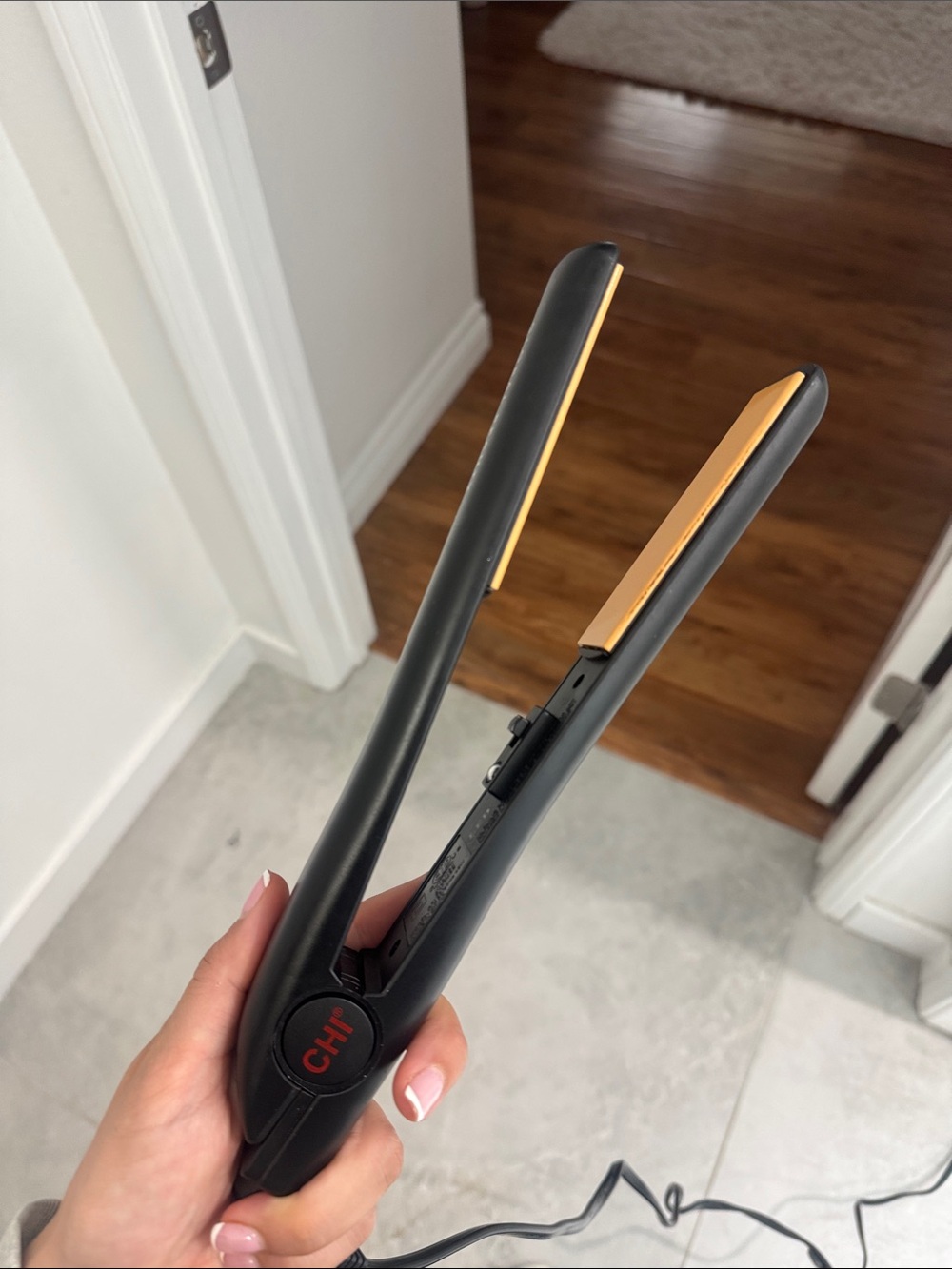 CHI Black and Gold Ceramic Hair Straightener